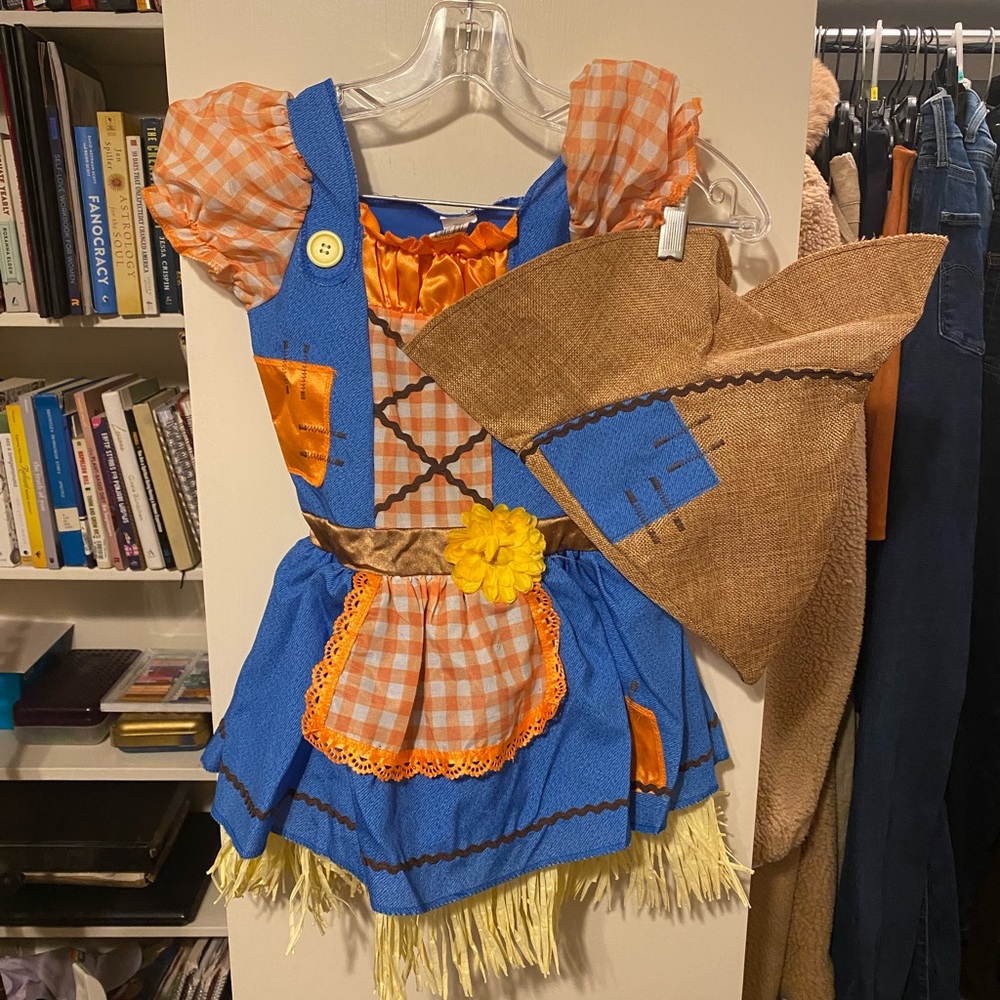 Girls scarecrow Halloween costume size small
